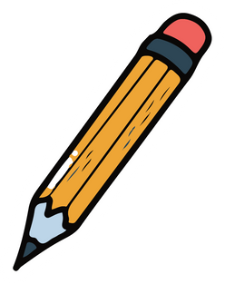 Hand Drawn Pencil Sticker